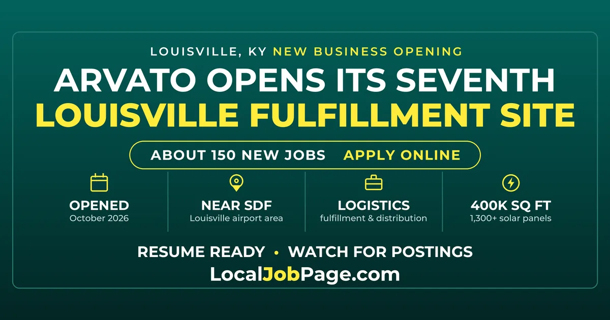 Arvato Opens Seventh Louisville Fulfillment Center: About 150 New Jobs Near the Airport