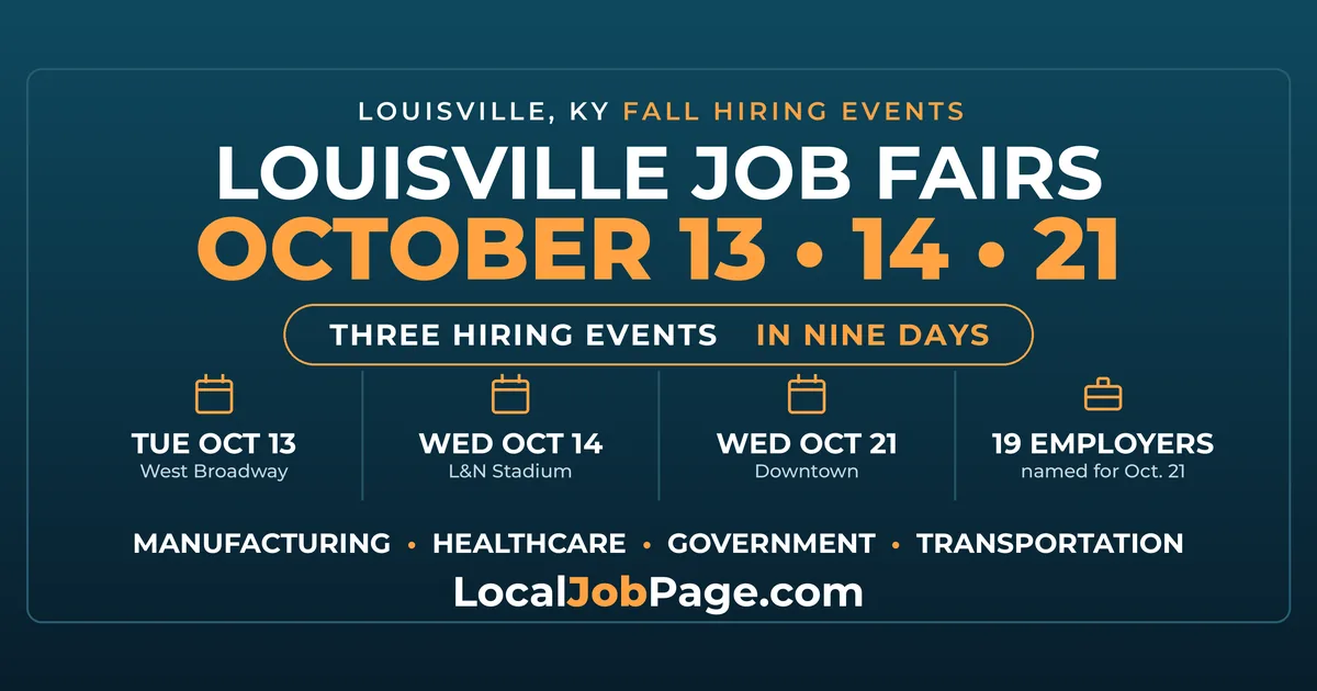 Fall 2026 Louisville Job Fairs & Hiring Events: Your Complete Guide